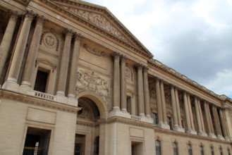 Le Louvre (la colonnade) in Paris (France).