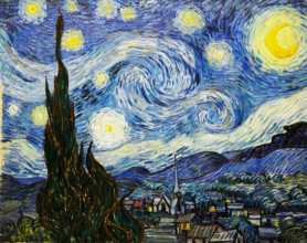 The Starry Night, Van Gogh, 1889