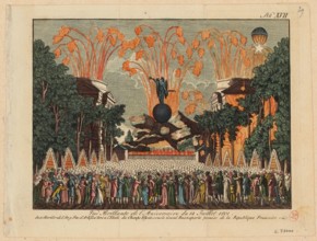 No. XVII / Bright View of Birthday 14 July 1801. (TI)