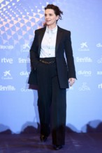Sevilla. Spain. 20230210,  Juliette Binoche attends a photocall as winner of International Goya Award 2023 during 37th Goya Awards at Fibes - Conference and Exhibition on February 10, 2023 in Sevilla,...