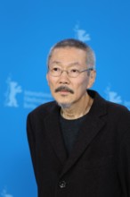 Berlin, Germany, 19th February 2024, Director, Screenwriter, Producer, Camera, Editor, Hong Sangsoo at the photo call for the film A Traveler’s Needs (Yeohaengjaui Pilyo)  at the 74th Berlinale Intern...