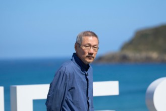 Hong Sangsoo attended 'Walk Up' Photocall during 70th San Sebastian International Film Festival at Kursaal Palace on September 22, 2022 in Donostia / San Sebastian, Spain.