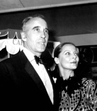 Aug. 8, 2003 - CHRISTOPHER LEE AND WIFE. NATE CUTLER/(Credit Image: © Globe Photos/ZUMAPRESS.com)
