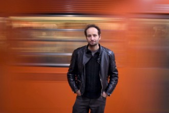 Jan 19, 2006; Mexico City, MEXICO; Mexican film maker, CARLOS REYGADAS' work is quintessentially Mexico City, photographed as the metro goes by in a metro station of the historical center of Mexico Ci...