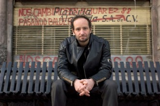 Jan 19, 2006; Mexico City, MEXICO; Mexican film maker, CARLOS REYGADAS' work is quintessentially Mexico City, photographed in an old storefront on the streets of the historical center of Mexico City. ...