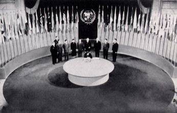 Signing of the United Nations Charter. San Francisco. 1945