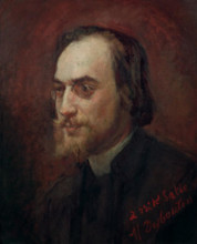 Français : Portrait Erik Satie   before 1900.   854 Marcellin Desboutin - Portrait Erik Satie