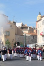 Bravade International Holiday - street photography - Ivan Hor artist - public - May 16, 2019 - Saint Tropez, Cote d Azur - Credit Ilona Barna BIPHOTON