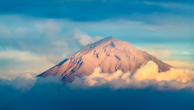 Popocatepetl Volcano in Mexico