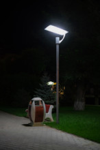 street light lamp lantern in the urban city street at the night