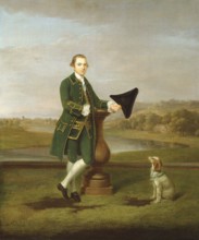 Arthur Devis. Portrait of a Man. 1763. England. Oil on canvas