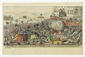 Females Furies James Gillray (1757-1815), graveur anglais. "La colère des femmes de Paris" ("Females Furies"). Eau-forte couleur, 5 octobre 1789. Paris, musée Carnavalet.