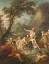 Charles-Joseph Natoire: "Diana Bathing, Surprised by Actaeon" (1742)
