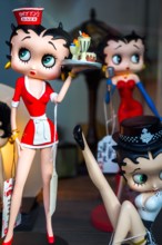 Betty Boop figurine as a souvenir in a shop - London, England