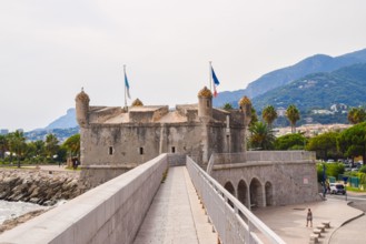 Old fort in Menton, South of France