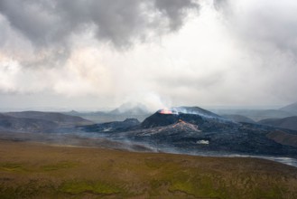 fagradalsfjall,volcanic eruption on the reykjanes peninsula,iceland