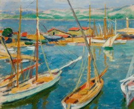 Harbour at Saint Tropez Pankiewicz, Józef (1866 1940)