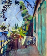 The Terrace St. Tropez, Henri Matisse, 1904, Isabella Stewart Gardner Museum, Boston, Mass, Massachusetts, North America, US, USA
