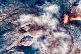 volcano road to Piton de la Fournaise La reunion Island
