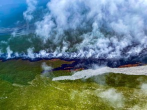 volcano road to Piton de la Fournaise La reunion Island