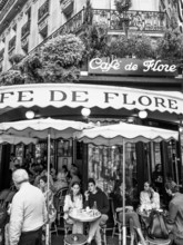 Café de Flore, Philosophers Cafe, Paris, France, Europe, EU.
