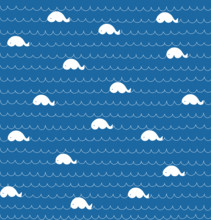 Vector about little whale seamless pattern background used for fabric, textile, print, background and decorative wallpaper