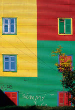 Caminito Street ,La Boca District .Buenos Aires. Argentina .
