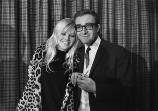 Comedian Peter Sellers with his wife Britt Ekland