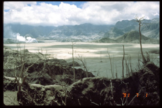 The Pinatubo eruption of 1991 deposited pyroclastic flow material across the landscape, including the Marella River region. These deposits, a result of the volcanic eruption, altered the landscape sig...