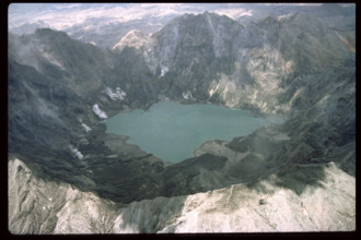 Mount Pinatubo's caldera and crater lake, formed after the catastrophic eruption in 1991, remains a significant geological site. The crater lake, located in the Philippines, was created by volcanic ac...