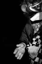 clowns,creepy clown,clown doll,black and white,horror,scary,creepy,smiling clown,evil clown,creepy clown,doll,creepy doll,weird