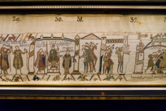 bayeux tapestry close up detail