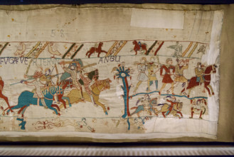 bayeux tapestry close up detail