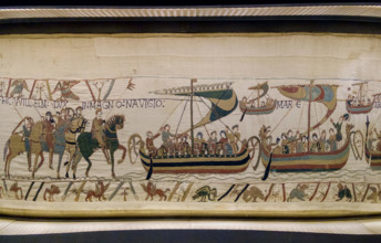 bayeux tapestry close up detail