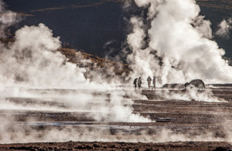 El Tatio geysers, Atacama desert. Region de Antofagasta. Chile