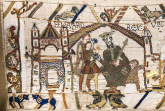 Bayeux Tapestry scene1 Edward