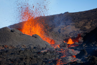 Fountains of lava explode into the air. HAIR-RAISING images show of one of the world’s most active volcanoes in the world exploding into life. The series of spectacular pictures from this latest erupt...