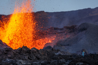 Fountains of lava explode into the air. HAIR-RAISING images show of one of the world’s most active volcanoes in the world exploding into life. The series of spectacular pictures from this latest erupt...