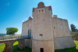 Citadel of Saint-Tropez, gulf of Saint-Tropez, french riviera, South France, Cote d'Azur, France, Europe