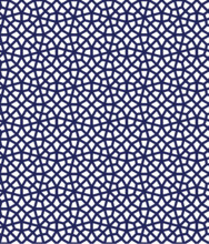 Geometric arabic seamless pattern. Abstract islamic vector background.
