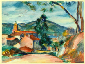.  Français : Saint-Tropez  . 1927 274 Henry Ottmann, 'Saint-Tropez', 1927