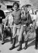 Brigitte Bardot with boyfriend Christian Kalt in St. Tropez, 1971© JRC /The Hollywood Archive - All Rights Reserved File Reference # 32368 074THA