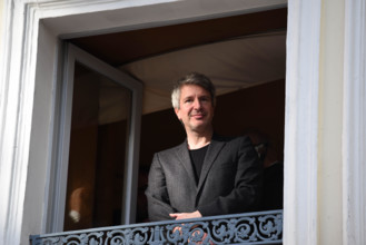 Paris: Eric Vuillard, 2017 Goncourt Prize, and Olivier Guez,  Renaudot Prize 2017 - Books