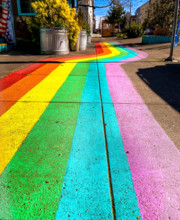 Celebrating diversity in the hipster and quirky neighborhood of the Alberta Arts District in Portland, Oregon, USA