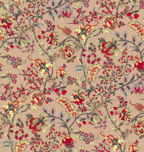 Seamless pattern with fantasy flowers, natural wallpaper, floral decoration ,flower pattern