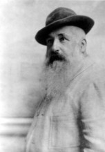 The most celebrated french Impressionist painter CLAUDE MONET ( 1840 - 1926 ) - IMPRESSIONISM - IMPRESSIONISTA - IMPRESSIONISMO - ART - ARTE - PITTURA - painting - PITTORE - artist - artista - cappell...
