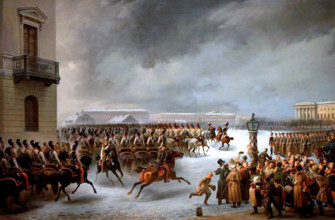 Decembrist Revolt, a painting by Vasily Timm