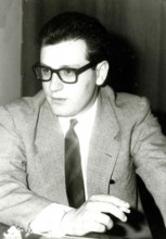 Italian novelist and philosopher Umberto Eco, 1953