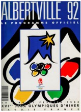 Official Program of Albertville Olympic winter games, 1992, France