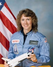Sharon Christa McAuliffe (née Corrigan; September 2, 1948 – January 28, 1986) American teacher and astronaut and one of the seven crew members killed in the Space Shuttle Challenger disaster.
